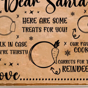 Intra απο ξύλο plywood  Χρώμα wenge 3mm-4mm πάχος - Αγαπητέ Santa Tray Δίασταση 20x20 cm INTRAFABR-111761307 - Image 1