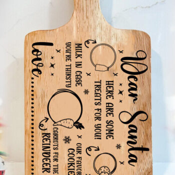 Intra απο ξύλο plywood  Χρώμα wenge 3mm-4mm πάχος - Αγαπητέ Santa Tray Δίασταση 20x20 cm INTRAFABR-111761307 - Image 2