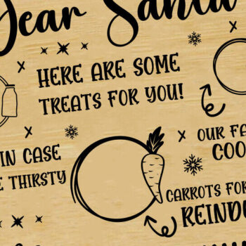 Intra απο ξύλο plywood  Χρώμα wenge 3mm-4mm πάχος - Αγαπητέ Santa Tray Δίασταση 20x20 cm INTRAFABR-111761307 - Image 3