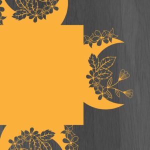 Intra απο ξύλο plywood  Χρώμα wenge 3mm-4mm πάχος - Διακόσμηση Floral Cards Papercut/Lasercut Δίασταση 20x20 cm INTRAFABR-99166271