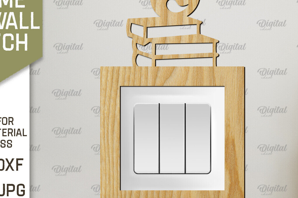 Intra απο ξύλο plywood  Χρώμα wenge 3mm-4mm πάχος - Διακοσμητικό πλαίσιο για διακόπτη τοίχου με λέιζερ Δίασταση 20x25 cm INTRAFABR-97268160