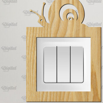 Intra απο ξύλο plywood  Χρώμα wenge 3mm-4mm πάχος - Διακόσμηση Πλαίσιο για Επιτοίχιο Διακόπτη Πακέτο Δίασταση 20x25 cm INTRAFABR-97111027 - Image 7