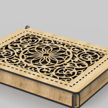 Intra απο ξύλο plywood Χρώμα wenge 3mm-4mm πάχος - Διακοσμητικό κουτί, με καπάκι, Δίασταση 200x150 cm INTRAFABR-95218369 - Image 9