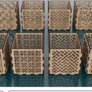 Intra απο ξύλο plywood  Χρώμα wenge 3mm-4mm πάχος - Διακοσμητικά κουτιά Δίασταση 100x100 cm INTRAFABR-104774294