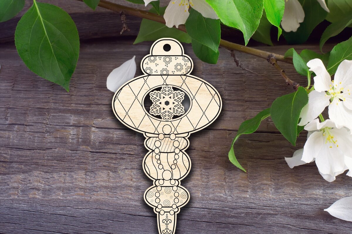 Intra απο ξύλο plywood  Χρώμα wenge 3mm-4mm πάχος - Διακοσμητικό Χριστουγεννιάτικο Στολίδι V3 Δίασταση 6x6 cm INTRAFABR-113148736