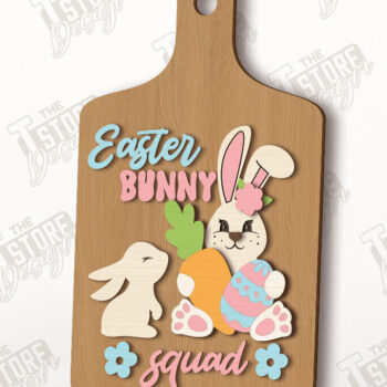 Intra απο ξύλο plywood  Χρώμα wenge 3mm-4mm πάχος - Πακέτο διακοσμητικών πασχαλινών σανίδων | CNC Δίασταση 15x15 cm INTRAFABR-120107232 - Image 12