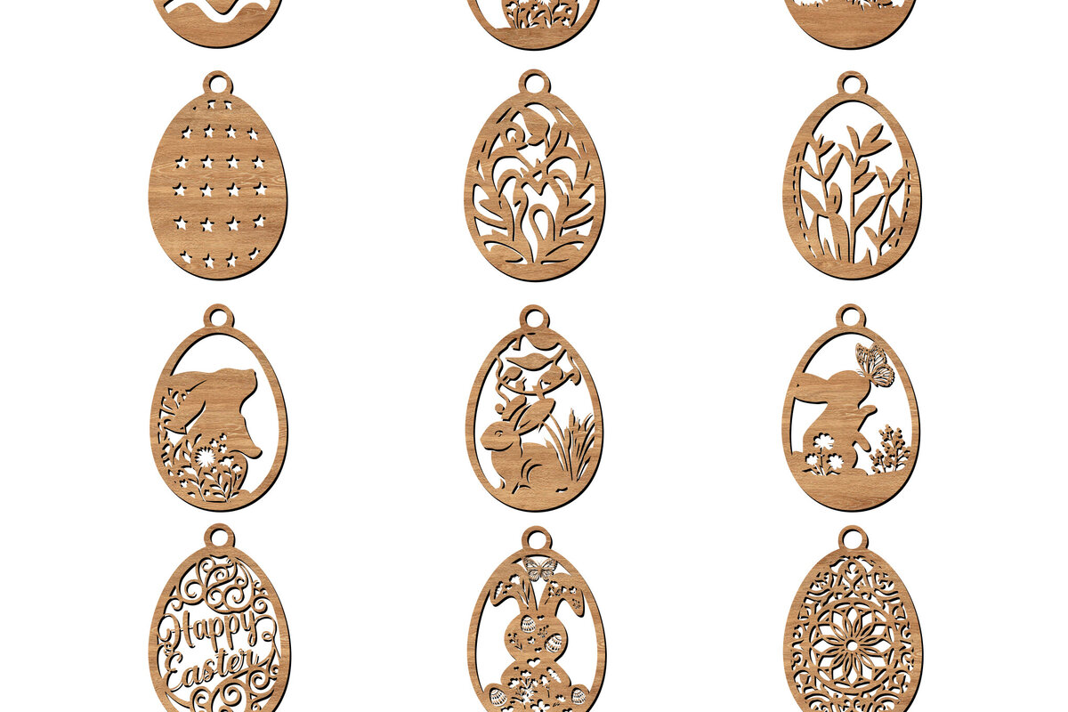 Intra απο ξύλο plywood  Χρώμα wenge 3mm-4mm πάχος - Διακοσμητικά Πασχαλινά Αυγά με Λέιζερ Δίασταση 6x6 cm INTRAFABR-122962415