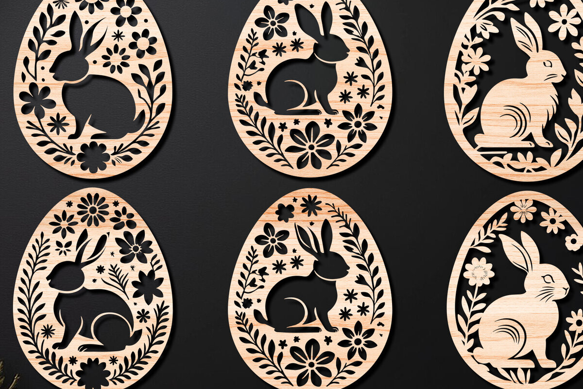 Intra απο ξύλο plywood  Χρώμα wenge 3mm-4mm πάχος - Διακοσμητικό Πασχαλινό Αυγό LaserCut Δίασταση 4x4 cm INTRAFABR-122962567