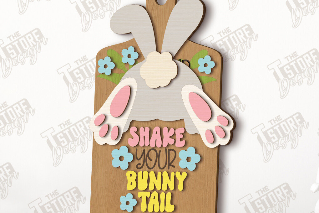 Intra απο ξύλο plywood  Χρώμα wenge 3mm-4mm πάχος - Διακοσμητικό Πασχαλινό Mini Cutting Board|CNC Δίασταση 15x15 cm INTRAFABR-114200273