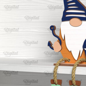 Intra απο ξύλο plywood Χρώμα wenge 3mm-4mm πάχος - Διακοσμητικό ψάρεμα Gnome με λέιζερ Δίασταση 30x20 cm INTRAFABR-26174816