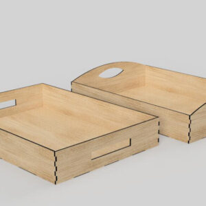 Intra απο ξύλο plywood  Χρώμα wenge 3mm-4mm πάχος - Διακοσμητικά κομμένα αρχεία με επίπεδη θήκη με λέιζερ Δίασταση 20x20 cm INTRAFABR-125220326