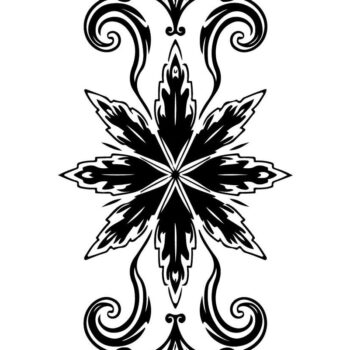 Intra απο ξύλο plywood  Χρώμα wenge 3mm-4mm πάχος - Διακοσμητικό λουλουδάτο κομμένο πακέτο Δίασταση 20x25 cm INTRAFABR-26298692 - Image 4