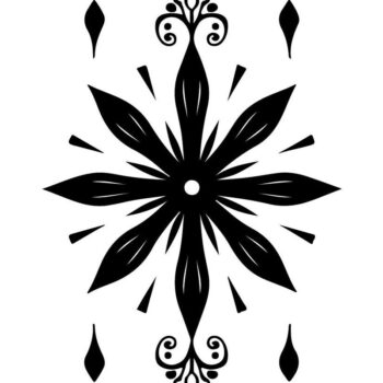 Intra απο ξύλο plywood  Χρώμα wenge 3mm-4mm πάχος - Διακοσμητικό λουλουδάτο κομμένο πακέτο Δίασταση 20x25 cm INTRAFABR-26298692 - Image 5