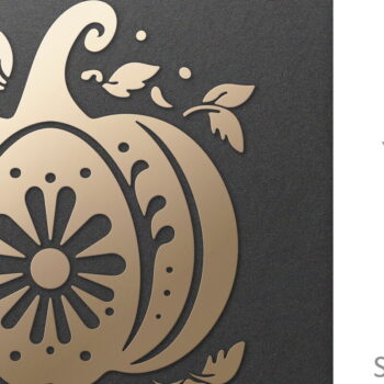 Intra απο ξύλο plywood  Χρώμα wenge 3mm-4mm πάχος - Διακοσμητικό φλοράλ κομμένο κολοκύθας Δίασταση 30x20 cm INTRAFABR-116225868 - Image 1