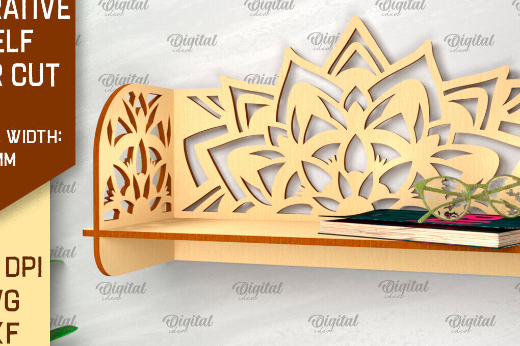 Intra απο ξύλο plywood  Χρώμα wenge 3mm-4mm πάχος - Διακοσμητικό ράφι τοίχου λουλουδιών Δίασταση 30x20 cm INTRAFABR-125104837