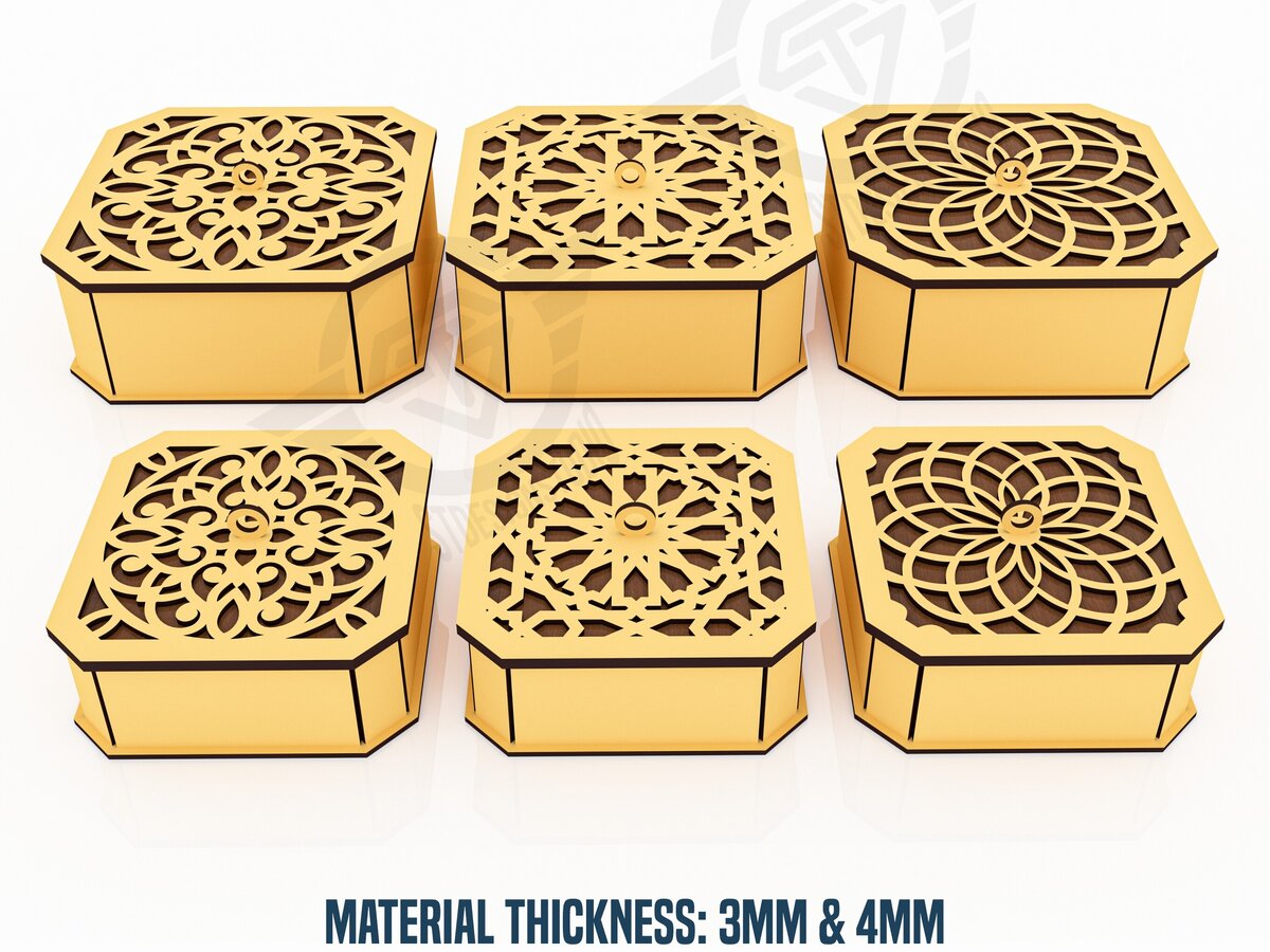 Intra απο ξύλο plywood  Χρώμα wenge 3mm-4mm πάχος - Διακοσμητικό κουτί δώρου Αρχεία Δίασταση 150x150 cm INTRAFABR-4058466