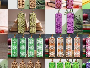 Intra απο ξύλο plywood  Χρώμα wenge 3mm-4mm πάχος - Διακοσμητικό Σετ σελιδοδεικτών κοπής με λέιζερ Δίασταση 5x20 cm INTRAFABR-75199261 - Image 1