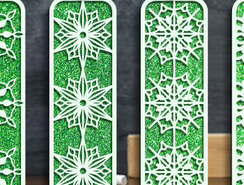 Intra απο ξύλο plywood  Χρώμα wenge 3mm-4mm πάχος - Διακοσμητικό Σετ σελιδοδεικτών κοπής με λέιζερ Δίασταση 5x20 cm INTRAFABR-75199261 - Image 6