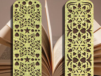 Intra απο ξύλο plywood  Χρώμα wenge 3mm-4mm πάχος - Διακοσμητικό Σετ σελιδοδεικτών κοπής με λέιζερ Δίασταση 5x20 cm INTRAFABR-75199261 - Image 9