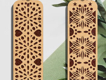 Intra απο ξύλο plywood  Χρώμα wenge 3mm-4mm πάχος - Διακοσμητικό Σετ σελιδοδεικτών κοπής με λέιζερ Δίασταση 5x20 cm INTRAFABR-75199261 - Image 12