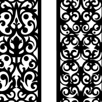 Intra απο ξύλο plywood Χρώμα wenge 3mm-4mm πάχος - Διακοσμητικό Jali και Screen Pan Δίασταση 40x50 cm INTRAFABR-83890734 - Image 5