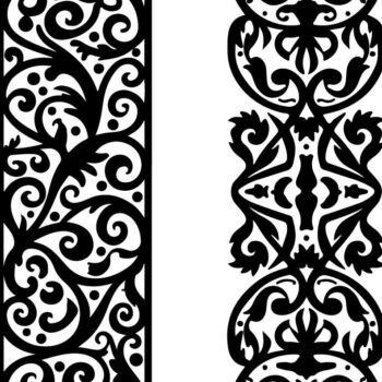 Intra απο ξύλο plywood  Χρώμα wenge 3mm-4mm πάχος - Διακοσμητικό Jali και Screen Pan Δίασταση 40x50 cm INTRAFABR-71538634 - Image 2