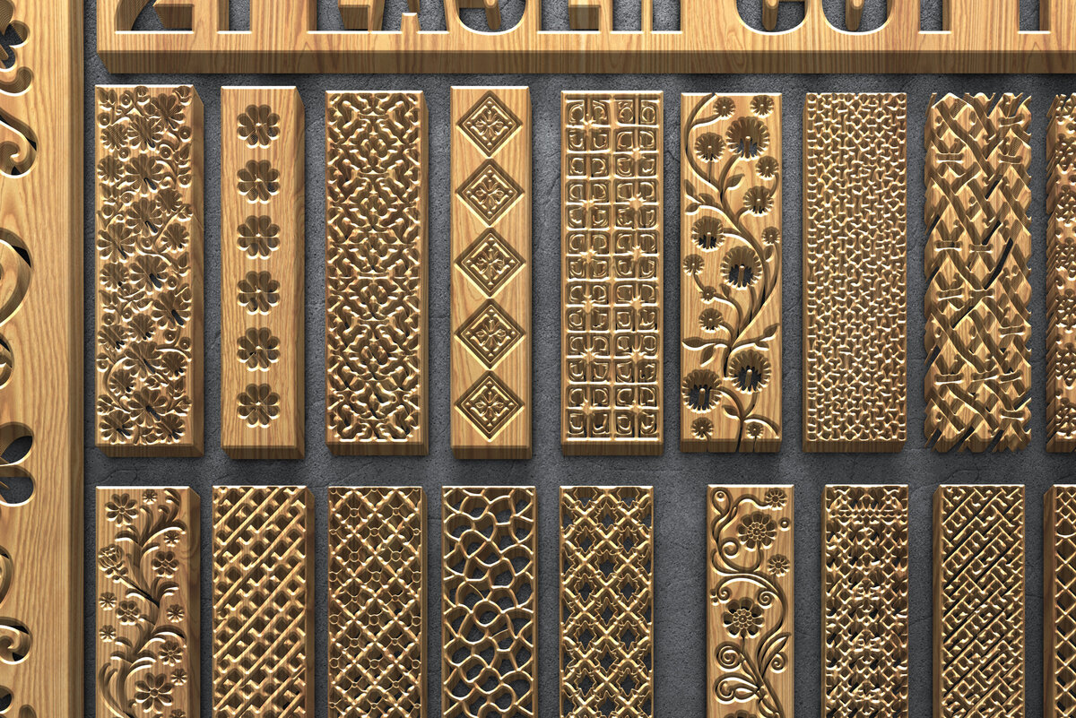 Intra απο ξύλο plywood  Χρώμα wenge 3mm-4mm πάχος - Διακοσμητικά αρχεία πάνελ κοπής με λέιζερ Δίασταση 4500x5400 cm INTRAFABR-55866024