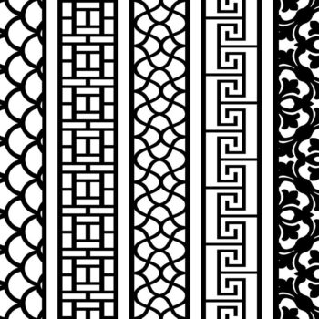 Intra απο ξύλο plywood  Χρώμα wenge 3mm-4mm πάχος - Διακοσμητικά πάνελ κοπής με λέιζερ Σχέδιο CNC Δίασταση 6x6 cm INTRAFABR-97564587 - Image 2