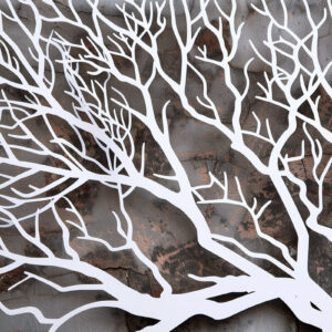 Intra απο ξύλο plywood  Χρώμα wenge 3mm-4mm πάχος - Διακοσμητικό πρότυπο πάνελ κοπής λέιζερ Δίασταση 20x20 cm INTRAFABR-97562672