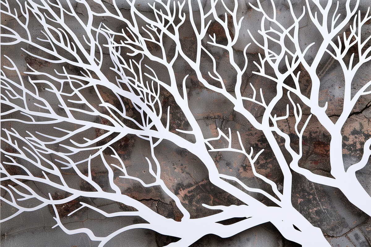 Intra απο ξύλο plywood  Χρώμα wenge 3mm-4mm πάχος - Διακοσμητικό πρότυπο πάνελ κοπής λέιζερ Δίασταση 20x20 cm INTRAFABR-97562672