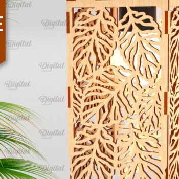 Intra απο ξύλο plywood  Χρώμα wenge 3mm-4mm πάχος - Διακοσμητική ελαφριά . Ξύλινο Φωτιστικό Δίασταση 30x20 cm INTRAFABR-115434254 - Image 1