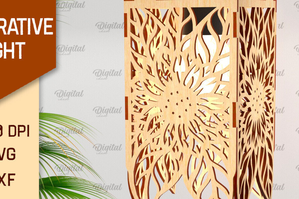 Intra απο ξύλο plywood  Χρώμα wenge 3mm-4mm πάχος - Διακοσμητική ελαφριά . Ξύλινο Φωτιστικό Δίασταση 30x20 cm INTRAFABR-115434261