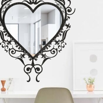 Intra απο ξύλο plywood  Χρώμα wenge 3mm-4mm πάχος - Διακοσμητικό Πλαίσιο Καθρέφτη Δέσμη κοπής Laser Δίασταση 30x30 cm INTRAFABR-9044074 - Image 4