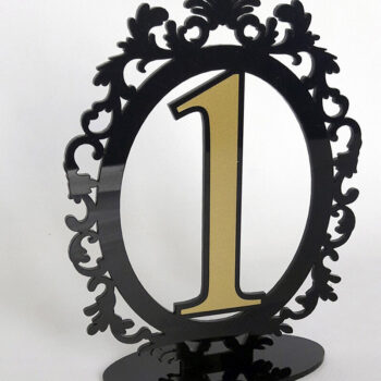 Intra απο ξύλο plywood  Χρώμα wenge 3mm-4mm πάχος - Διακοσμητικοί αριθμοί από το 1 έως το 30. Δίασταση 11x15 cm INTRAFABR-58477863 - Image 2