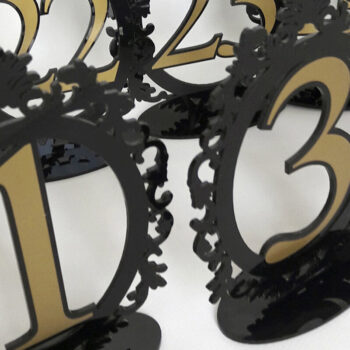 Intra απο ξύλο plywood  Χρώμα wenge 3mm-4mm πάχος - Διακοσμητικοί αριθμοί από το 1 έως το 30. Δίασταση 11x15 cm INTRAFABR-58477863 - Image 9