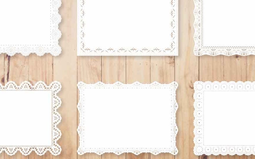 Intra απο ξύλο plywood  Χρώμα wenge 3mm-4mm πάχος - Διακοσμητικό Πακέτο δαντέλας κοπής χαρτιού Δίασταση 20x20 cm INTRAFABR-98336514