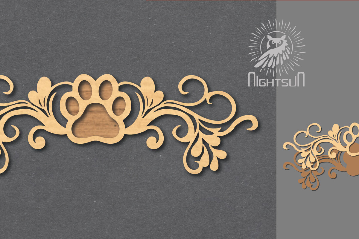 Intra απο ξύλο plywood  Χρώμα wenge 3mm-4mm πάχος - Διακοσμητική διακόσμηση κοπής με λέιζερ ποδιών 1 Δίασταση 20x20 cm INTRAFABR-112492230