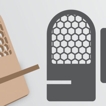 Intra απο ξύλο plywood  Χρώμα wenge 3mm-4mm πάχος - Διακοσμητική θήκη τηλεφώνου Lasercut Δίασταση 30x20 cm INTRAFABR-81928247 - Image 1