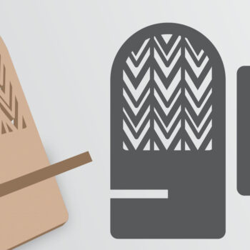 Intra απο ξύλο plywood  Χρώμα wenge 3mm-4mm πάχος - Διακοσμητική θήκη τηλεφώνου Lasercut Δίασταση 30x20 cm INTRAFABR-81927270 - Image 7