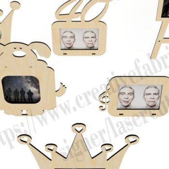 Intra απο ξύλο plywood  Χρώμα wenge 3mm-4mm πάχος - Διακοσμητική κορνίζα για CNC Δίασταση 20x25 cm INTRAFABR-98389191 - Image 3