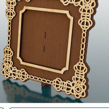 Intra απο ξύλο plywood  Χρώμα wenge 3mm-4mm πάχος - Διακοσμητική κορνίζα φωτογραφιών Δίασταση 300x300 cm INTRAFABR-98389432 - Image 1