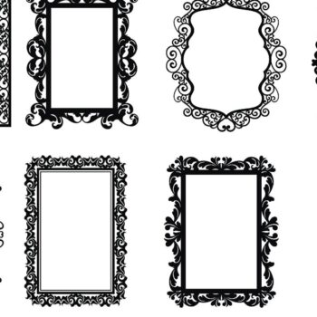 Intra απο ξύλο plywood Χρώμα wenge 3mm-4mm πάχος - Διακοσμητικό Ορθογώνιο Πλαίσιο Κοπή Laser Δίασταση 20x25 cm INTRAFABR-119069344 - Image 1