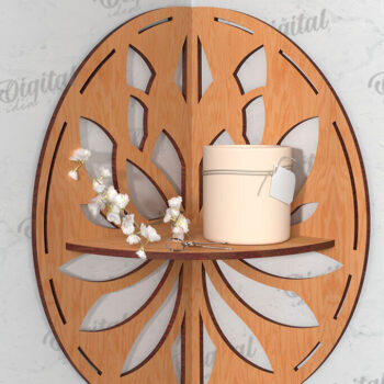 Intra απο ξύλο plywood  Χρώμα wenge 3mm-4mm πάχος - Διακοσμητικά Ράφια Δέσμη κοπής με λέιζερ Δίασταση 30x20 cm INTRAFABR-67074967 - Image 6