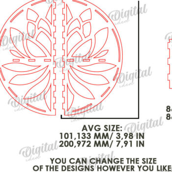 Intra απο ξύλο plywood  Χρώμα wenge 3mm-4mm πάχος - Διακοσμητικά Ράφια Δέσμη κοπής με λέιζερ Δίασταση 30x20 cm INTRAFABR-67074967 - Image 7