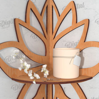 Intra απο ξύλο plywood  Χρώμα wenge 3mm-4mm πάχος - Διακοσμητικά Ράφια Δέσμη κοπής με λέιζερ Δίασταση 30x20 cm INTRAFABR-67074967 - Image 8