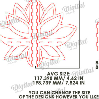 Intra απο ξύλο plywood  Χρώμα wenge 3mm-4mm πάχος - Διακοσμητικά Ράφια Δέσμη κοπής με λέιζερ Δίασταση 30x20 cm INTRAFABR-67074967 - Image 9