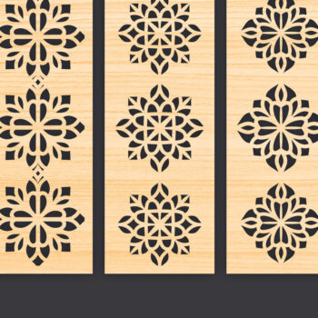 Intra απο ξύλο plywood  Χρώμα wenge 3mm-4mm πάχος - Διακοσμητικό Panel Wall Dec Δίασταση 6x6 cm INTRAFABR-81735791 - Image 1