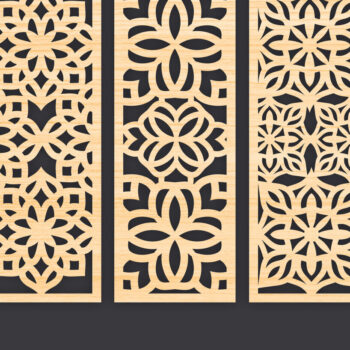 Intra απο ξύλο plywood  Χρώμα wenge 3mm-4mm πάχος - Διακοσμητικό Panel Wall Dec Δίασταση 6x6 cm INTRAFABR-81735026 - Image 1