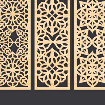 Intra απο ξύλο plywood  Χρώμα wenge 3mm-4mm πάχος - Διακοσμητικό Panel Wall Dec Δίασταση 6x6 cm INTRAFABR-81735753 - Image 1