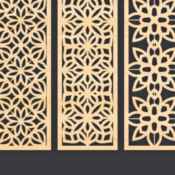 Intra απο ξύλο plywood  Χρώμα wenge 3mm-4mm πάχος - Διακοσμητικό Panel Wall Dec Δίασταση 6x6 cm INTRAFABR-81736034 - Image 1